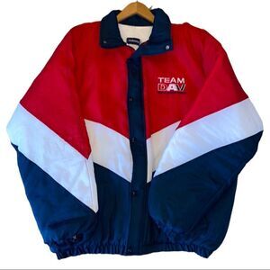 Holloway Men’s Ski Jacket Red White and Blue USA Size 2XL